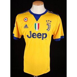 Soccer Adidas Juventus Cristiano Ronaldo # 7 Away Jersey XL 2017/2018 Yellow Nwt